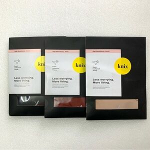 Knix Super Leakproof Thong Panties - 3Pk Size XS